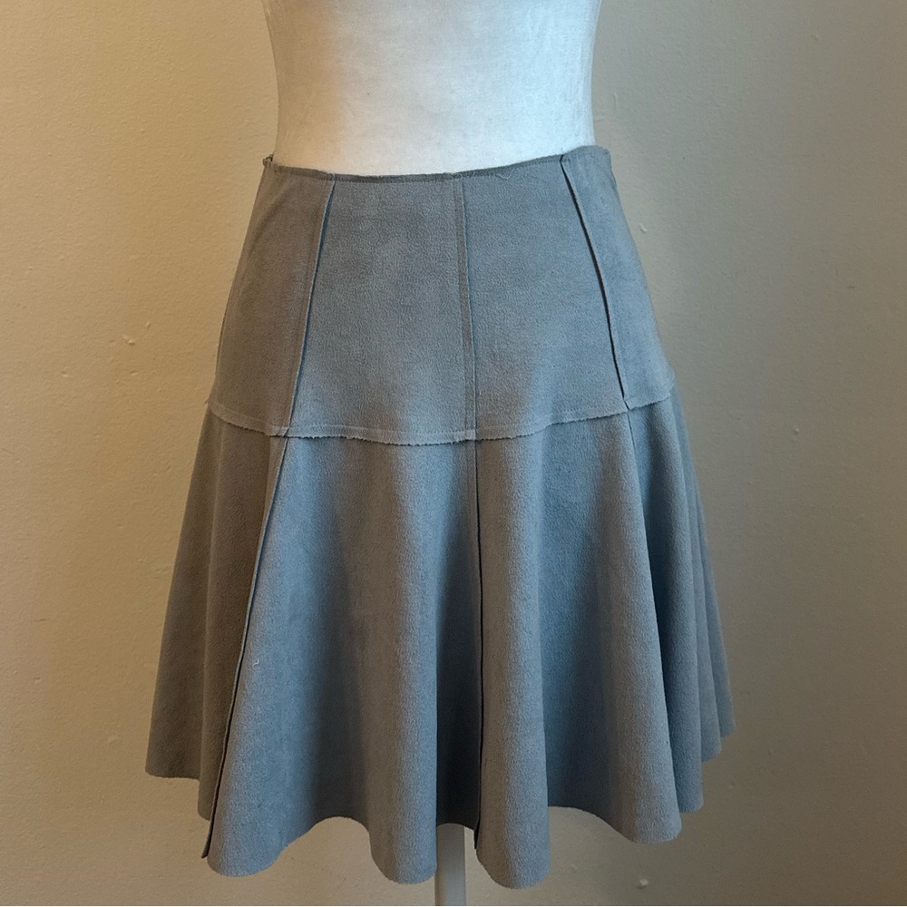 She + Sky Classic Gray A-Line Skirt